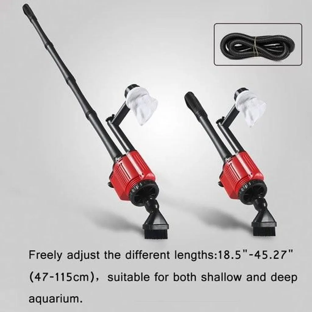 Pulitore Acquario 6-in-1: Aspiratore Elettrico Professionale per Fondo