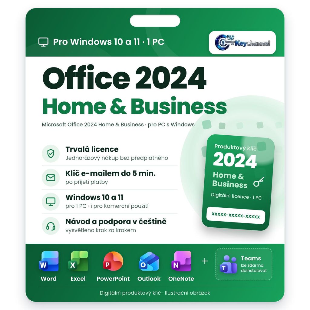 Microsoft Office 2024 Home & Business | Plná verze pro Obrázek produktu 