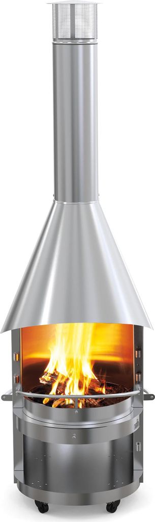 Gartenkamin Fuego 70 Edelstahl Produktbild 