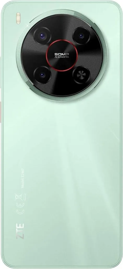 Smartphone ZTE 256 Go Vert - Téléphone Android débloqué, grand écran