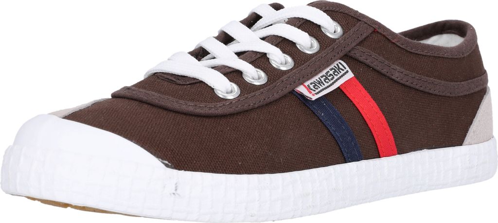 Kawasaki Sneaker Retro Canvas in tollem Retro-Design 5045 Chocolate Brown 39