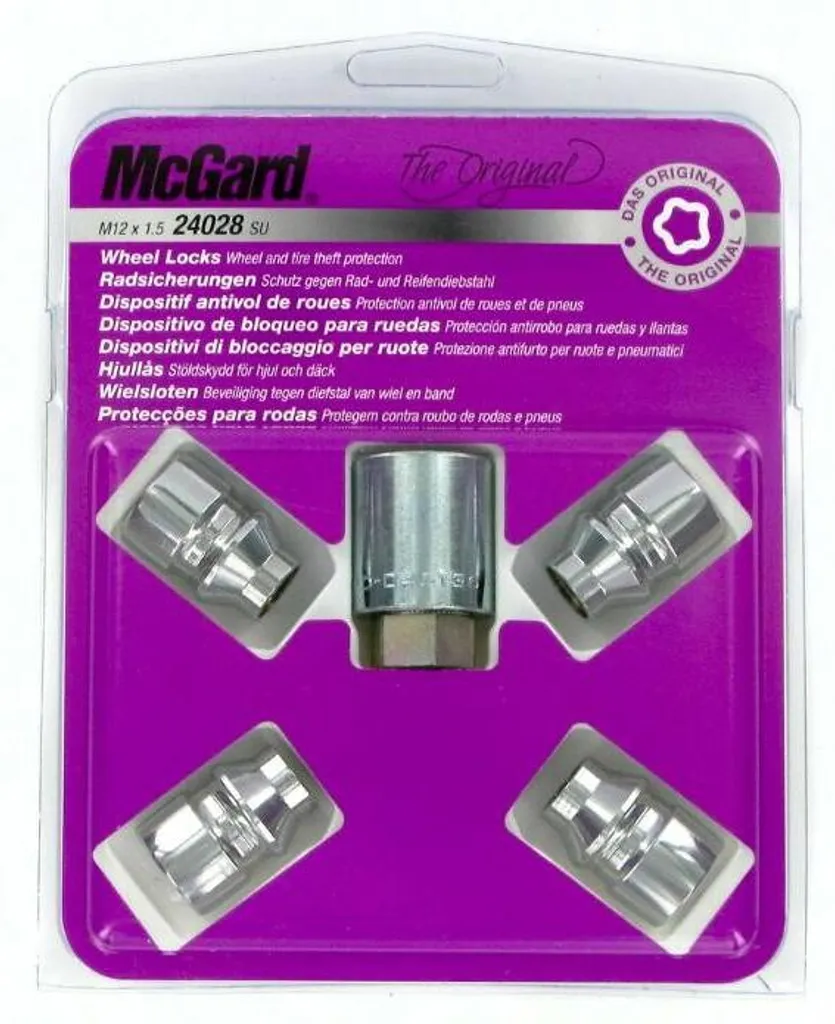 Écrous Coniques G030 McGard Chrome - Finition Premium et Antivol x4