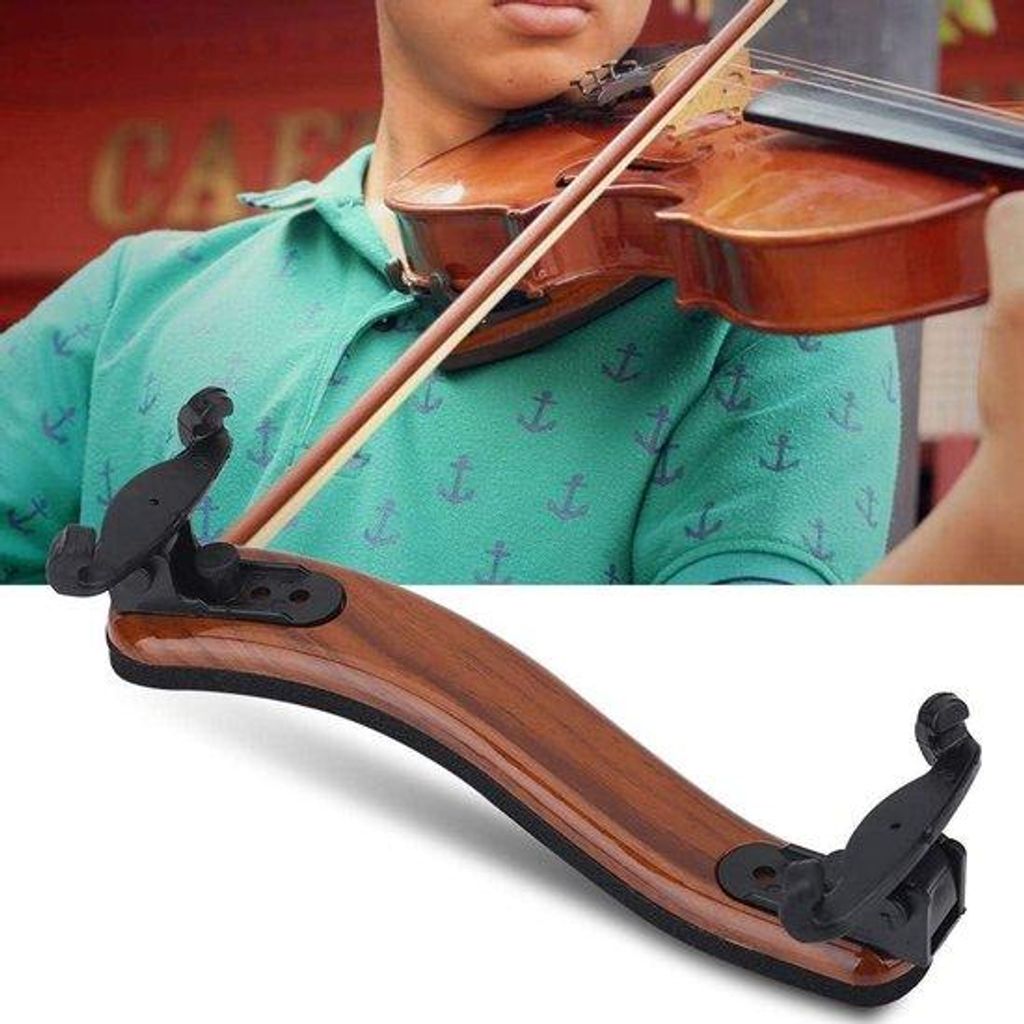 Opvouwbare houten hoofdsteun voor 3/4- und 4/4 Violine - benötigt HTML-Inhalt.
