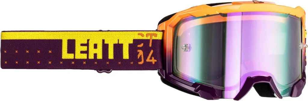 Masque de Cross Antibuée Leatt Velocity 4.5 Iriz Écran Miroir Purple