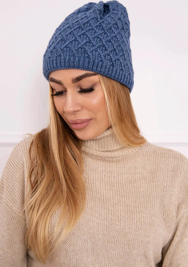 Kesi Berretto Angela Blu Donna - Taglia Unica Alta Qualità