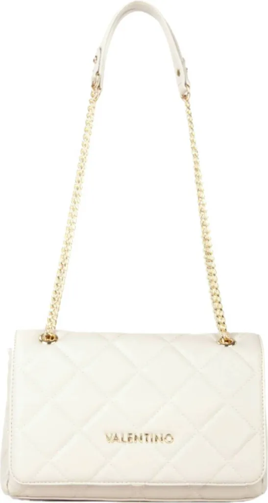 Sac à bandoulière matelassé Valentino Ocarina écru pour femme moderne