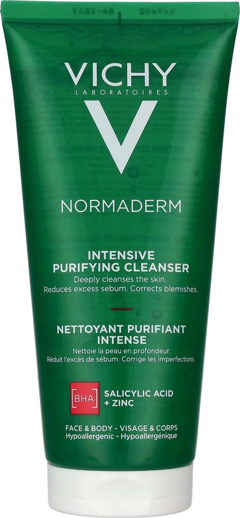Vichy Normaderm, Unisex, ölige Haut, Problemhaut, 200 ml, Produktbild 