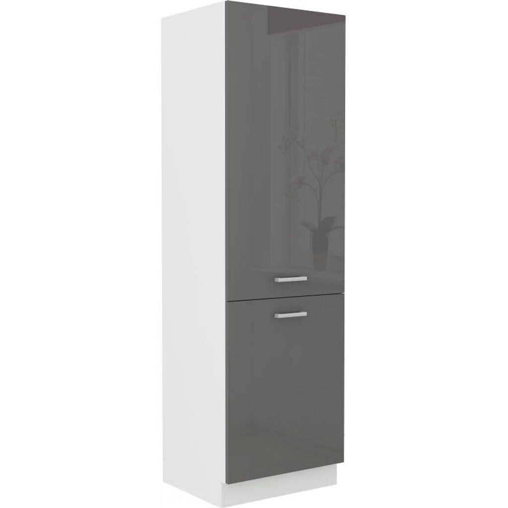 Potravinová skriňa SAEED - šírka 60 cm, šedá / biela Obrázok produktu 