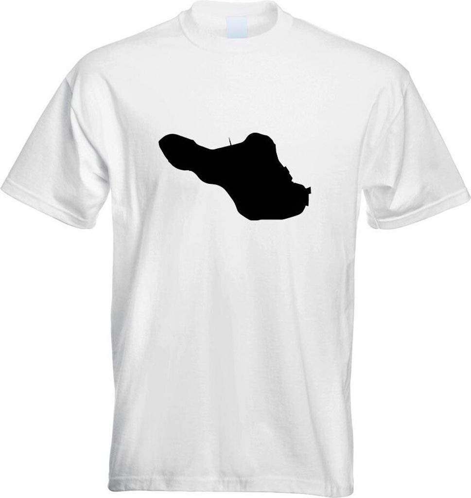 Kiwistar - T-Shirt - Weiss - Hooge - Deutschland - Insel Motiv Bedruckt Funshirt Design Print - mit Motiv Bedruckt - Funshirt Design - Sport - Frei...