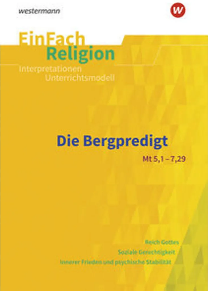 Bergpredigt EinFach Religion : Simplifier l'étude des textes bibliques