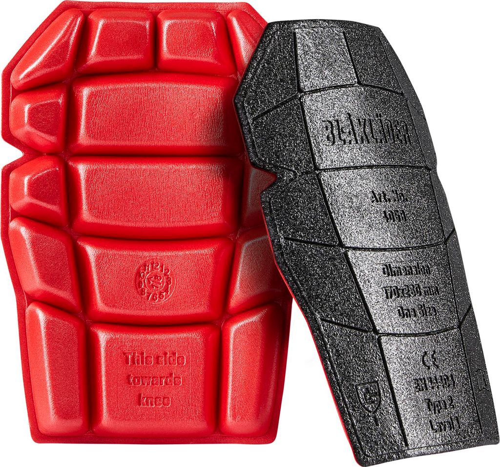 Blakläder Kniepolster 4058 1203 in schwarz/rot