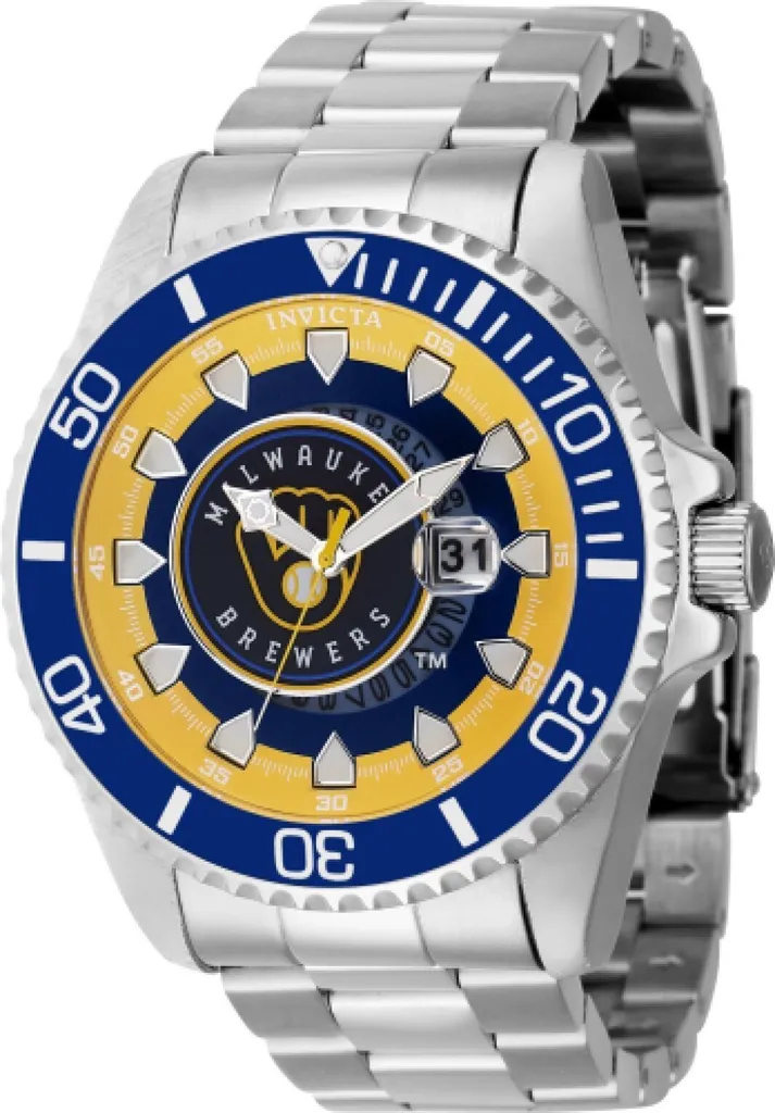 Acquista Ora Invicta 43469 MLB Brewers | Orologio Acciaio 100m