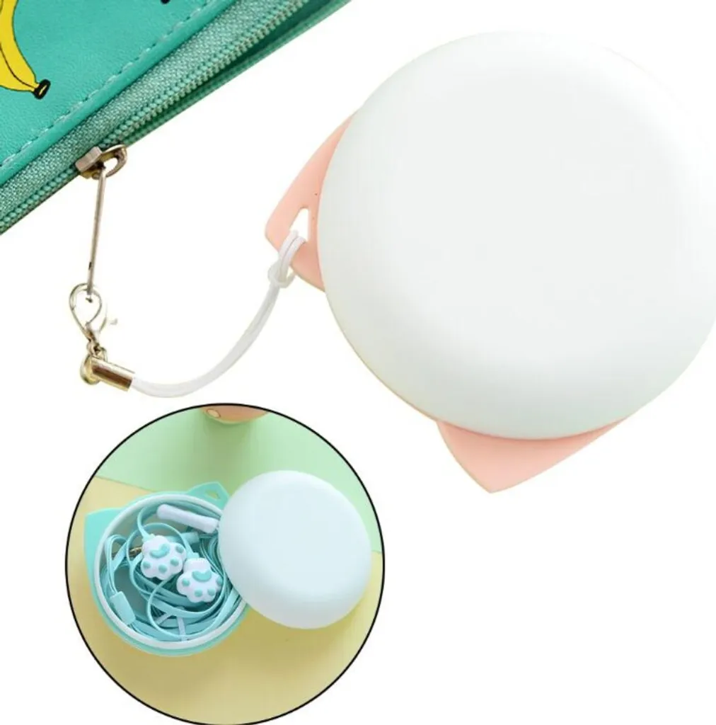 Creative bella forma di artiglio gatto in-ear cuffie musica stereo rosa