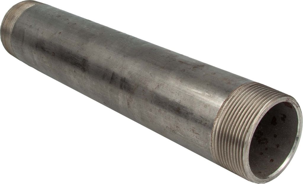 JS Passstück 1 1/4 Zoll (DN25) x 260 mm für Haus-Wasserzähler - Stahl verzinkt