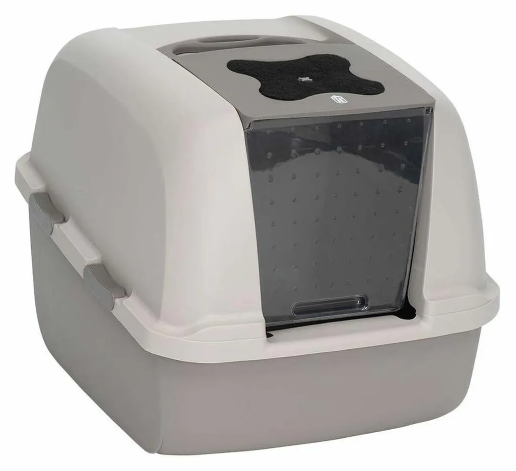 Maison de toilette pour chat Catit Jumbo 46x55x45 cm plastique gris