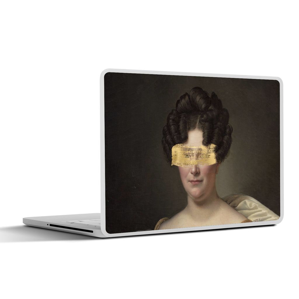 MuchoWow Laptop Aufkleber Sticker Cover Johanna Henriëtte Engelen - Dubois Drahonet - Gemälde 40x30 cm - Laptop Dekoration - Selbstklebend