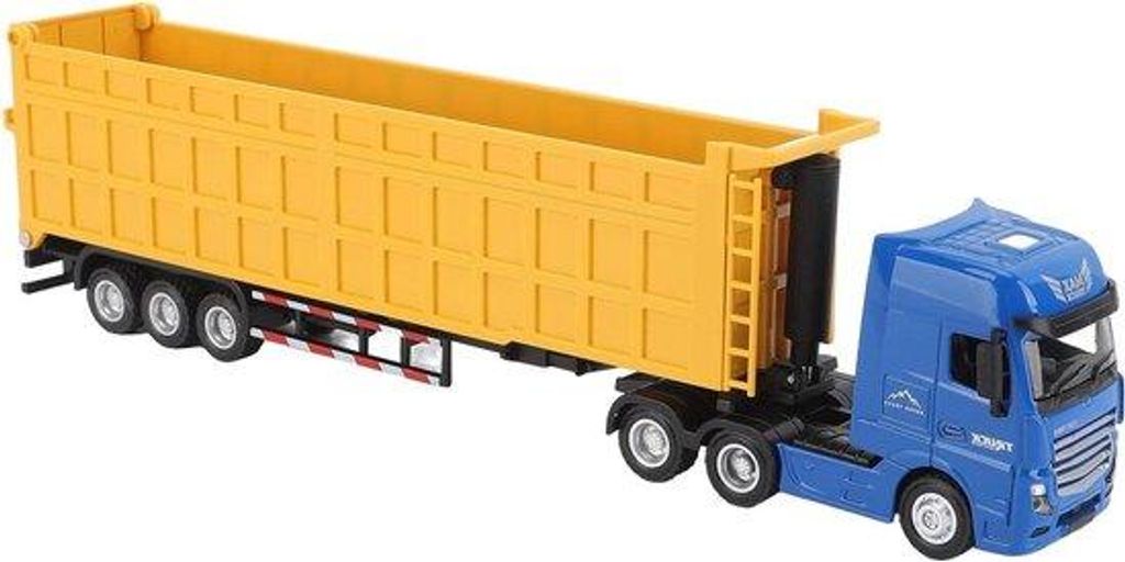 Diecast-Modellcontainer-Lkw Spielzeug für Kinder - Hohe Simulation - Gelb