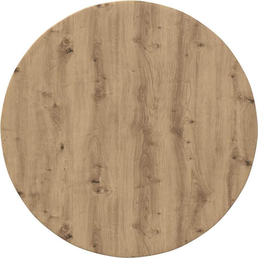vidaXL Tischplatte Artisan-Eiche Ø 80 x 1,5 cm Produktbild 