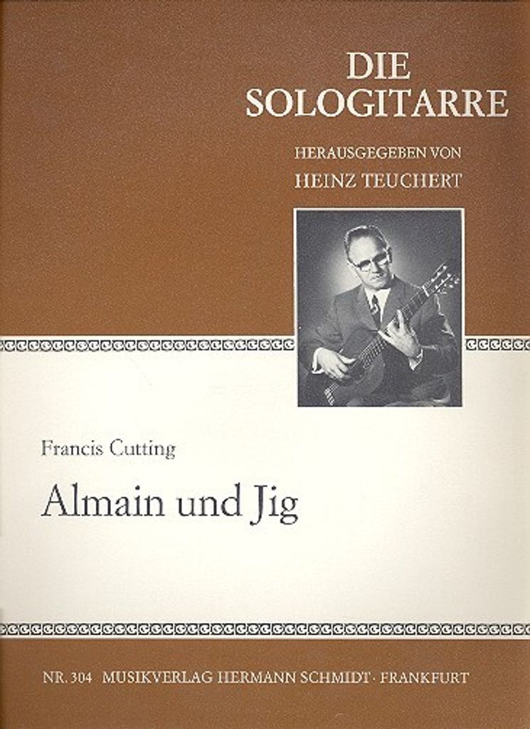 Almain und Jig für Gitarre