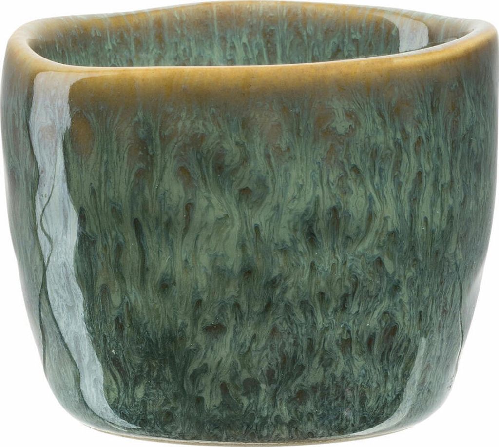 Leonardo Eierbecher Matera, Frühstücks-Ei-Becher, Keramik, Grün, 023048