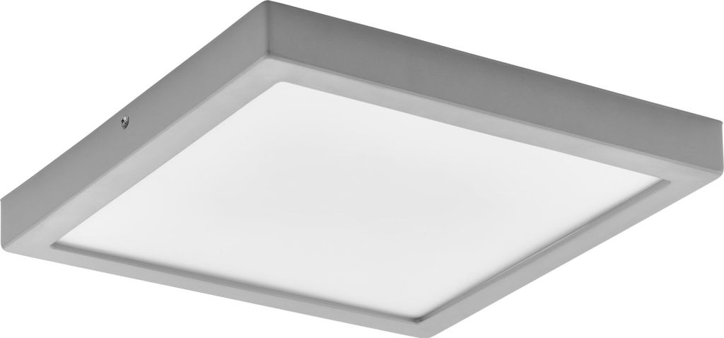 EGLO LED Deckenleuchte Idun 2, Deckenlampe, Deckenbeleuchtung aus Metall und Kunststoff, Lampe für Wand und Decke, neutralweiß, 30 x 30 cm