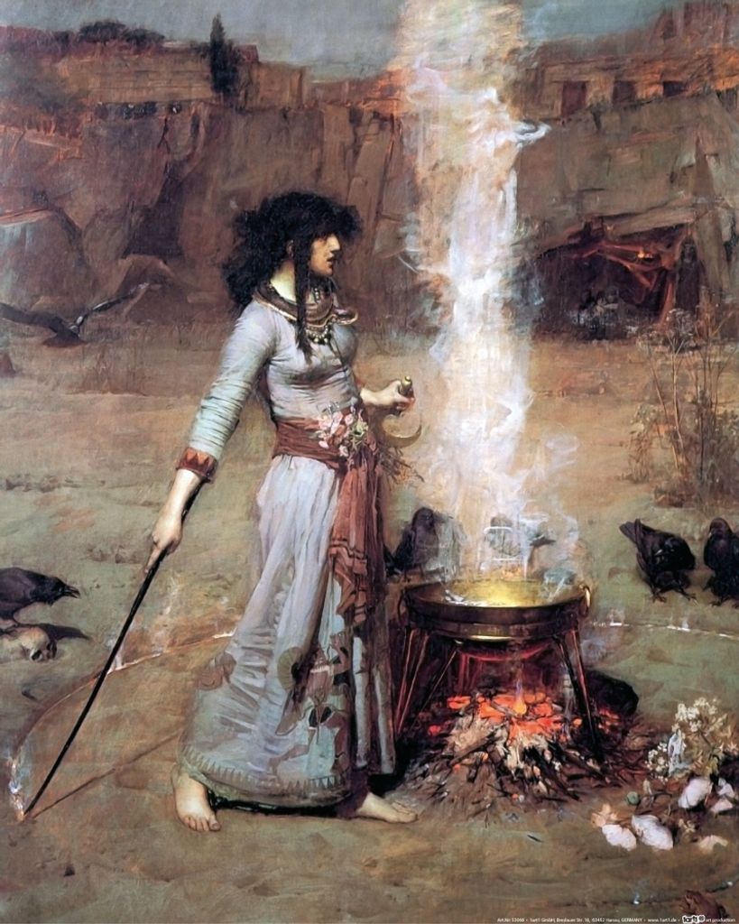 John William Waterhouse Kunstdruck Bild - Der Magische Produktbild 