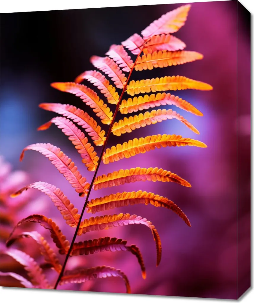 Quadro Fuoco d'autunno 50x60 cm | Tela Artistica Arredo Soggiorno Moderna