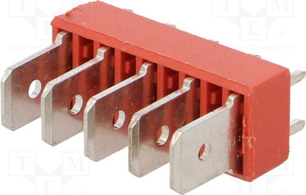 3x Verbinder: Verbindungsleiste verzinnt 7830 -Lötanschlüsse 0,8mm 6,4mm THT