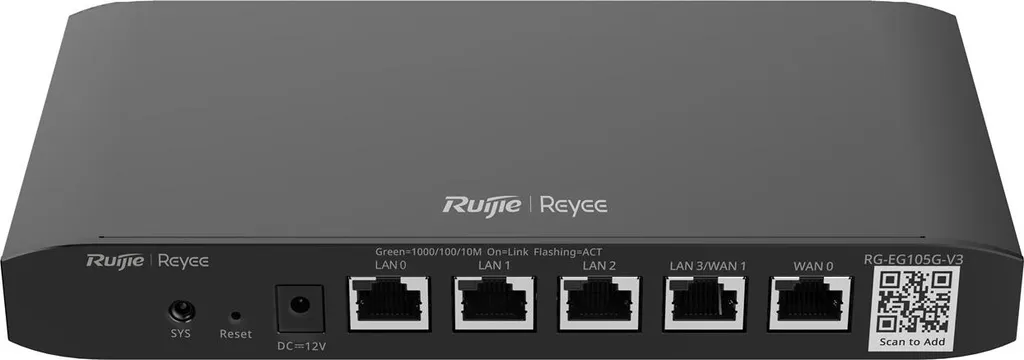 Routeur Reyee RG-EG105G-V3 Gigabit avec 5 Ports pour Réseau Stable