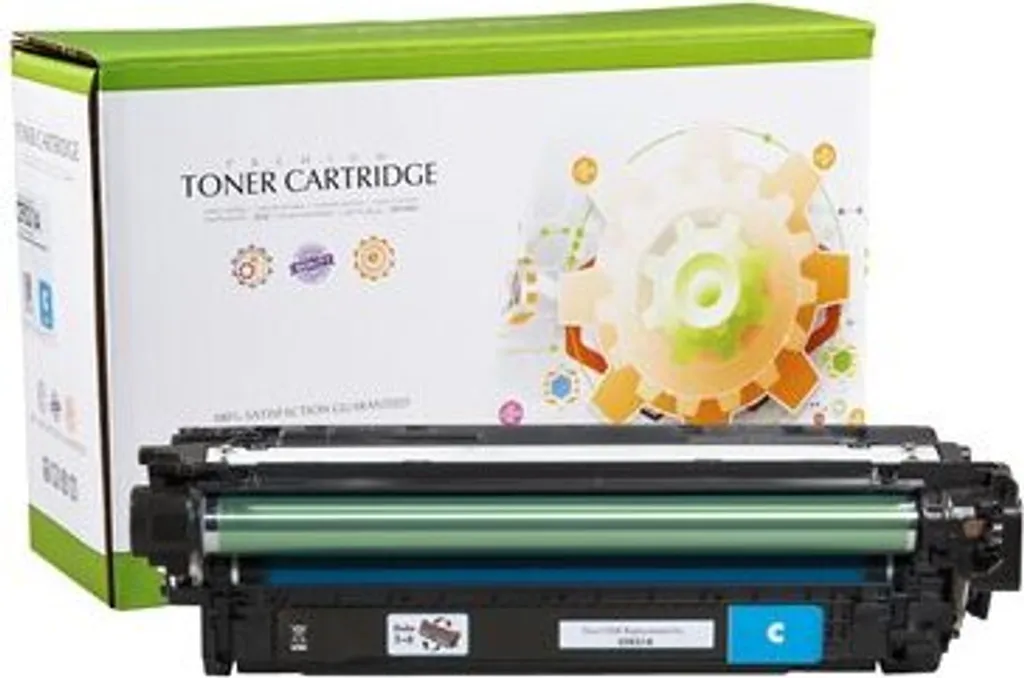 Cartouche toner laser cyan CF031A pour HP LaserJet série 12500 pages