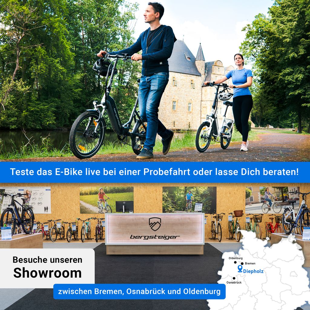 Bergsteiger London 20 Zoll E-Bike Klapprad mit 250 Watt Produktbild 2