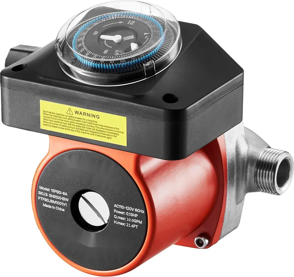 Pompe de circulation pour chauffe-eau - Eau chaude immédiate 100W - 11