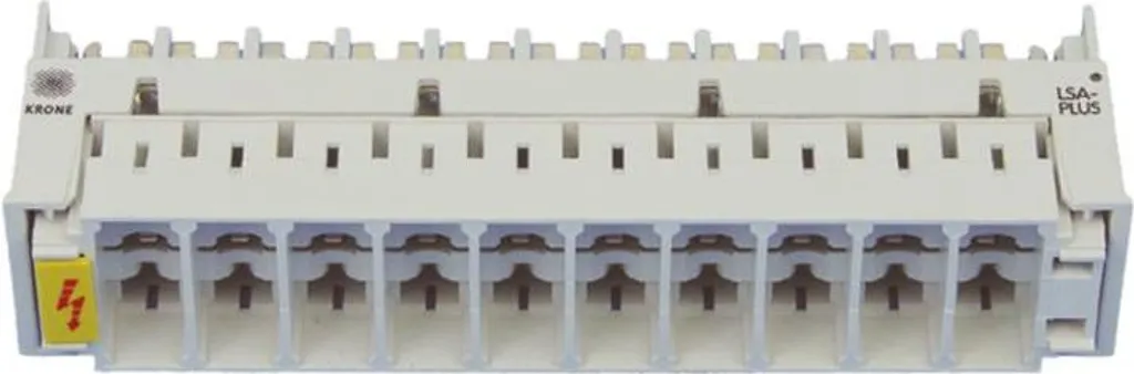 Module parafoudre Alantec 3P pour 10 paires avec protection thermique
