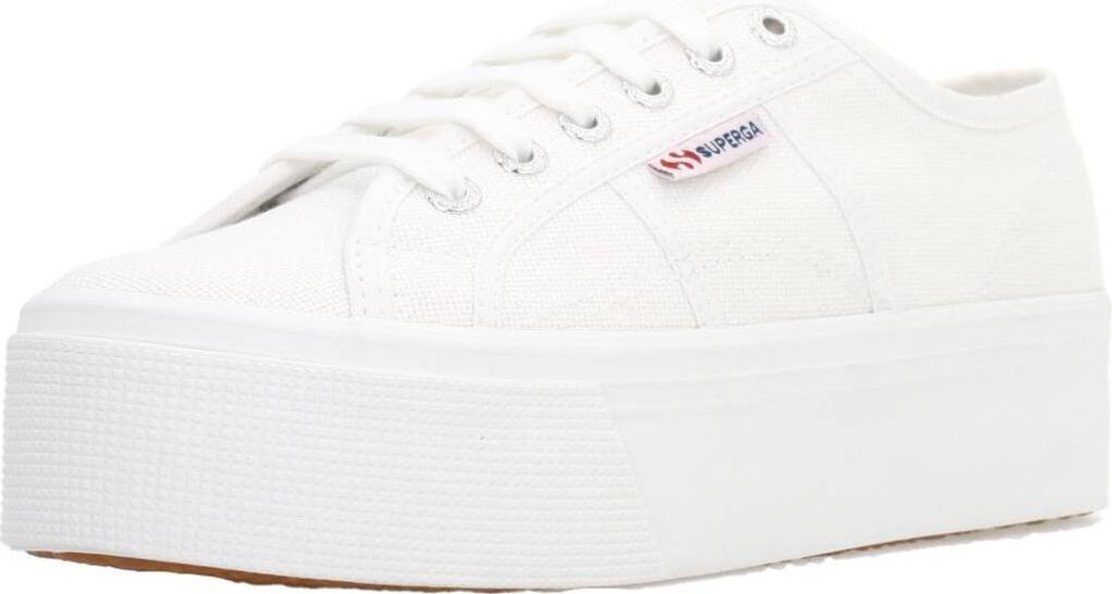 Superga 2790 Cotu Frauen Schnürung Segeltuch Plattform Produktbild 22