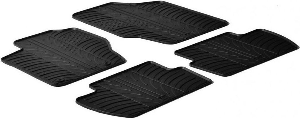 Gummi-Fußmatten Citroen C4 2004-2010