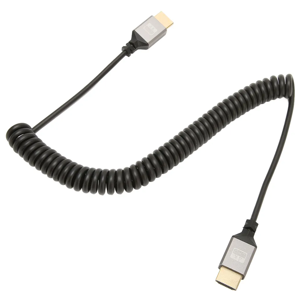 cablecc Cavo maschio 4K 60Hz HDMI 2.0 maschio a HDMI tipo A maschio con manicotto, connettore dritto per HDTV, computer, monitor laptop, 100 cm
