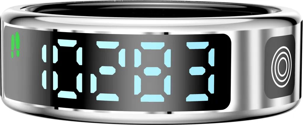 INF Smart Ring Argento 8: L'Originale Tracker Salute senza Canone - 2