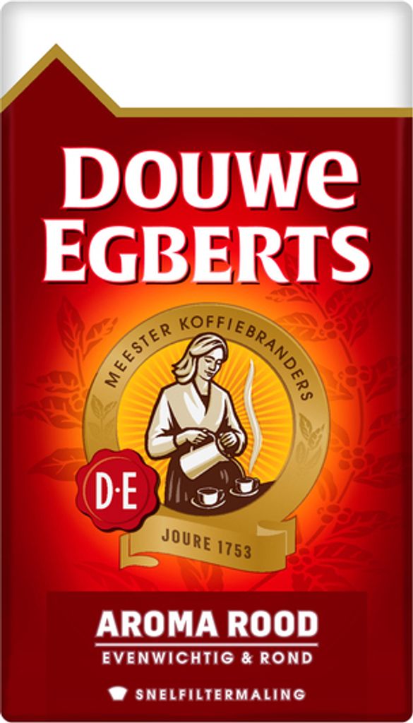Gemahlener Kaffee | Douwe Egberts | Aroma Red Grove Maling Filterkaffee | 250gr