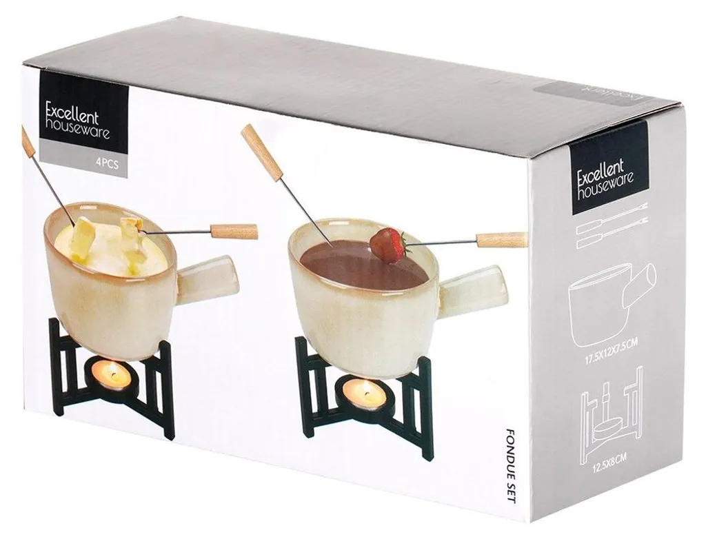 Appareil à fondue chocolat pour dessert romantique et goûter enfant
