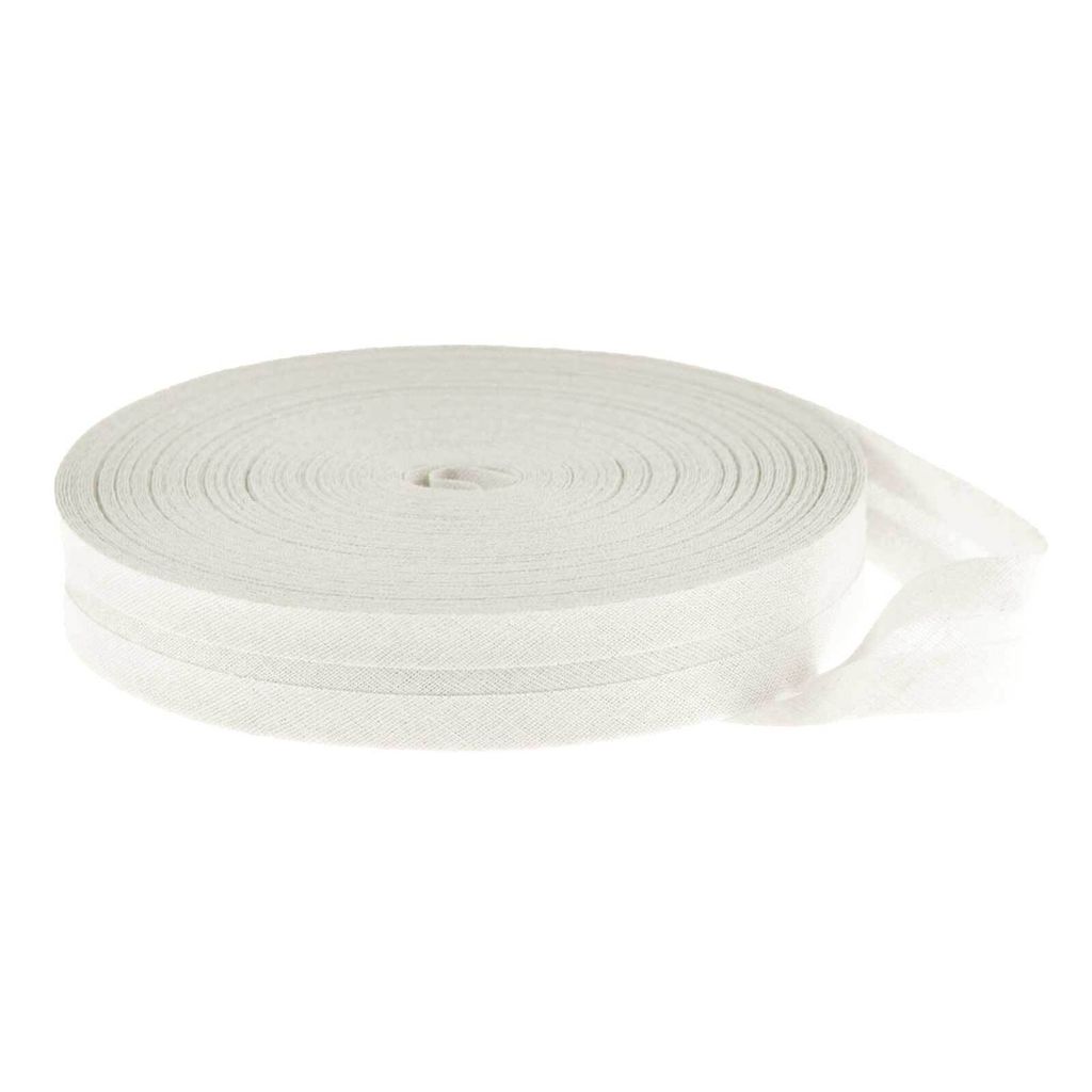 Schrägband 25m Baumwolle 14mm gefalzt Einfassband Nahtband Kantenband - Farbwahl