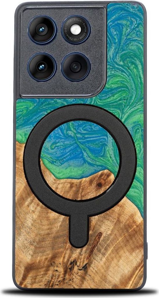 Bewood Einzigartige Hülle für Motorola Edge 60 Pro 5G - Neons - Tokio mit MagSafe