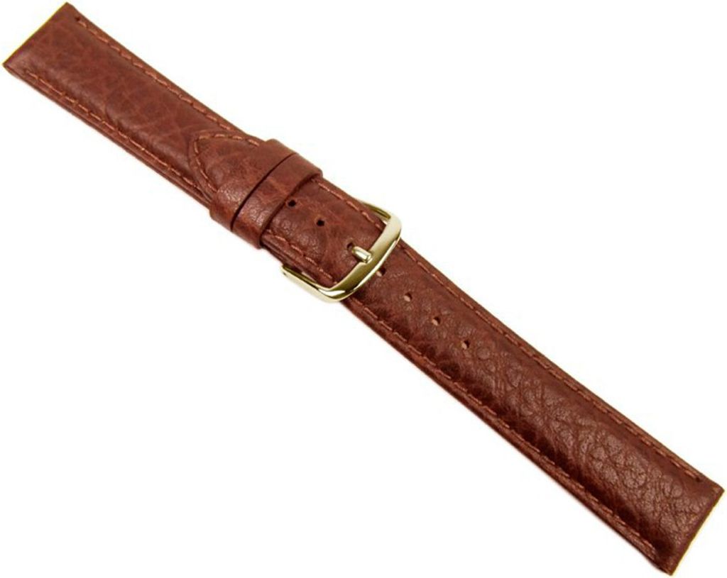 Kalb Matt XL Ersatzband Uhrenarmband Kalbsleder Braun 22975G, Stegbreite:12mm