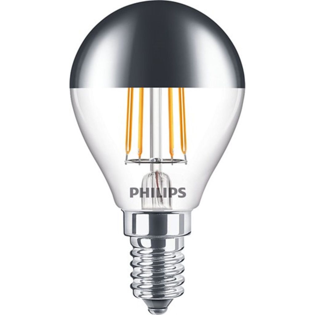 Philips Filament-Kerzenlampe, P45 E14, Kopfspiegel, 35 W, 4 Produktbild 