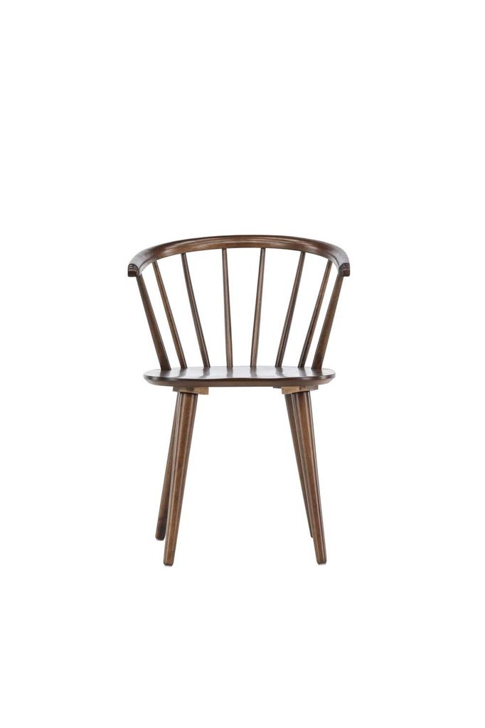 Bobby chaise de salle à manger avec accoudoirs bois mocca Image du produit 