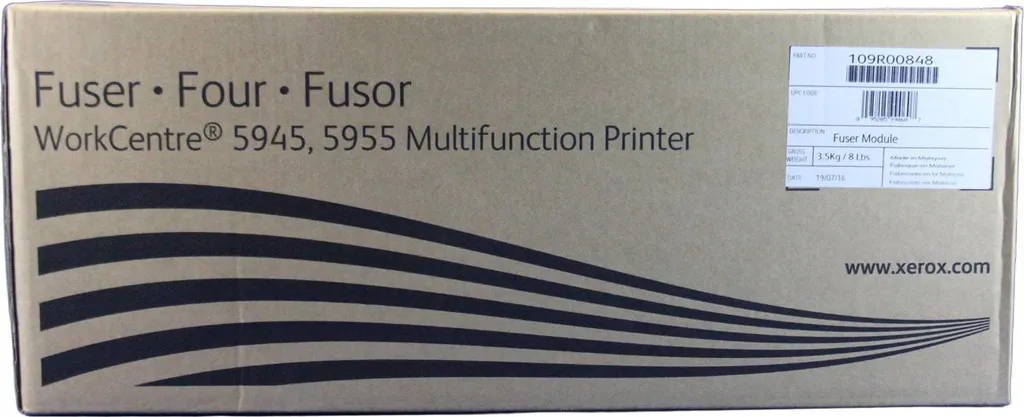 Unité de fusion Xerox 109R00848 originale pour imprimante laser Phaser - 6