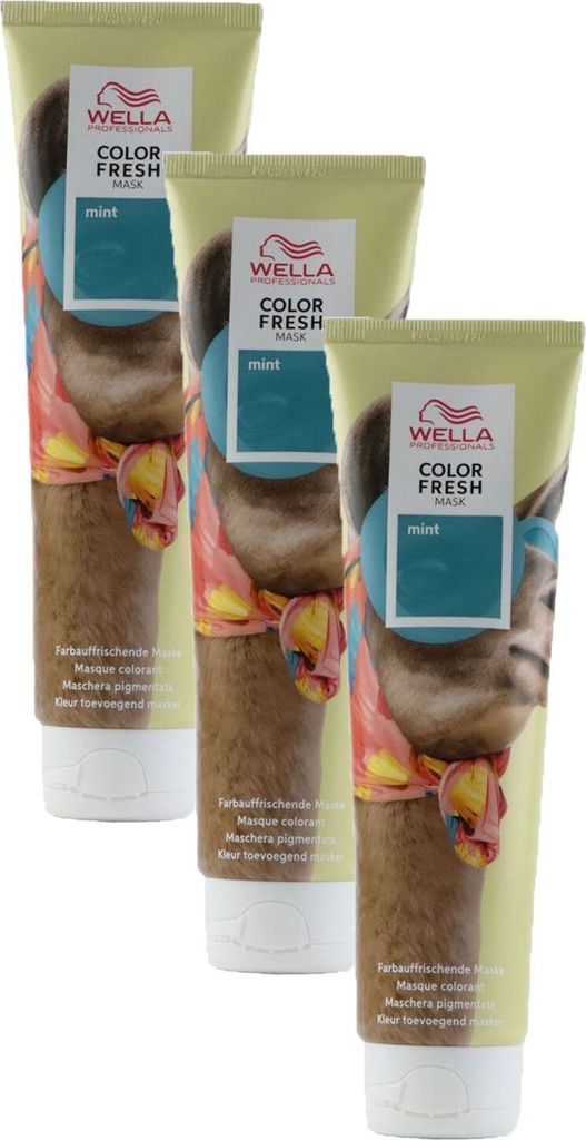 Wella Color Fresh Mask 3 x 150 ml Tönungsmaske Farbmaske Produktbild 