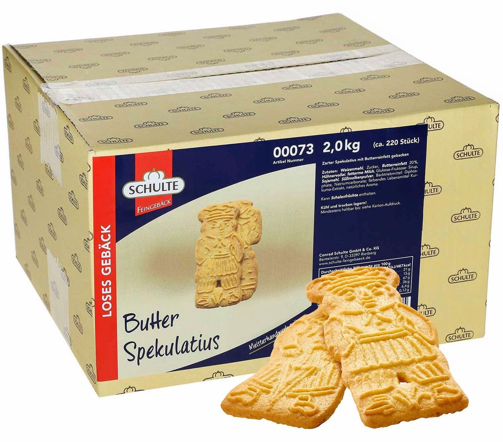 Schulte Butter Spekulatius 2kg Produktbild 