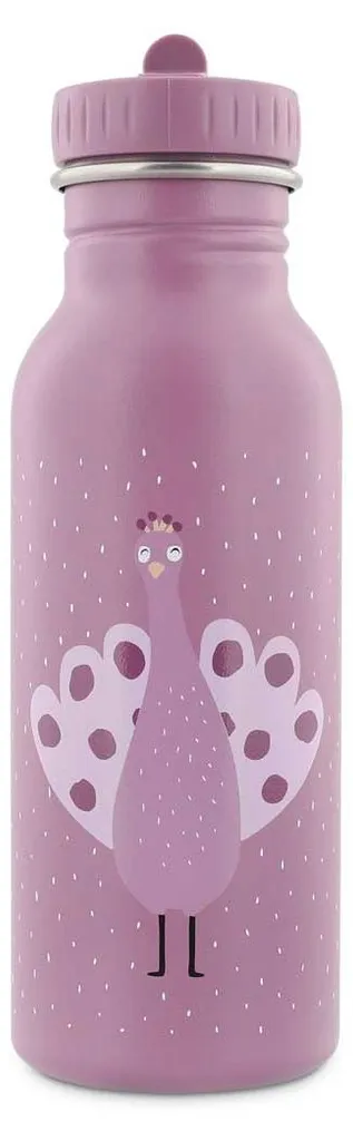 Gourde Trixie Mrs. Peacock 500 ml en acier inoxydable sans BPA et étanche