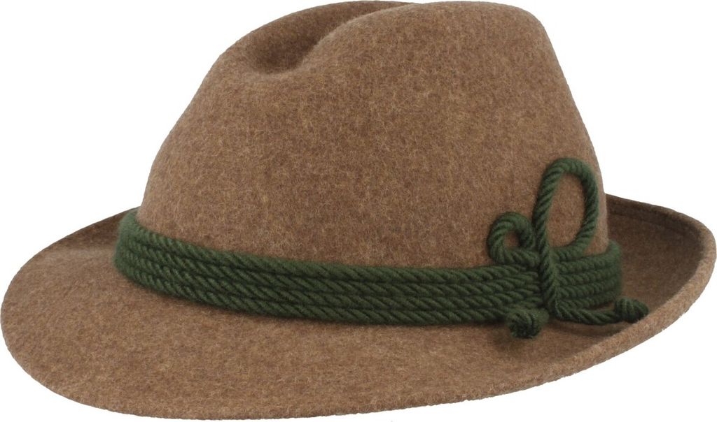 Zapf Trachtenhut Werdenfelser schmal, braun, Gr. 62