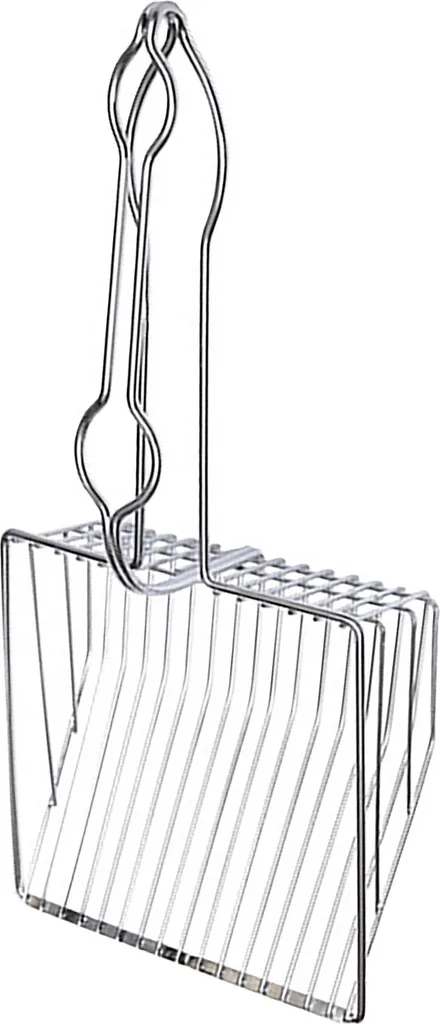 Pala Setaccio Lettiera Acciaio Inox 3.8mm - Alta Efficienza Ergonomica - 2
